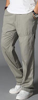 Summer Thin Quick-Drying Sport Hiking Pants Travel Long Trousers For Male Pocket-Himifashion YeahSports Store-Light gray-L-Bargain Bait Box