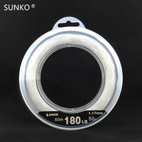 Sunko Brand No.50# 180Lb Nylon Fishing Line Super Strong Monofilament Fishing-SUNKO Fishing Tackle Factory-Bargain Bait Box