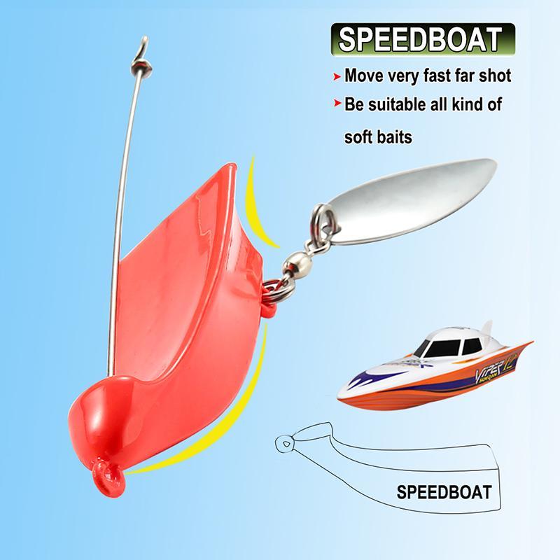 Sunmile Speedboat Fishing Jig Head For Soft Lure Saltwater Swim Bait ,Lead-Fishhooks-SUNMILE Official Store-yellow-40g-Bargain Bait Box