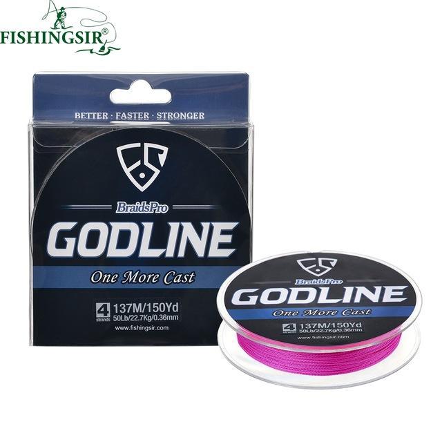 Super Pe Braided Fishing Line 8 Strands Strong Braid Multifilament Fishing Lines-FISHINGSIR Official Store-Pink-0.7-Bargain Bait Box