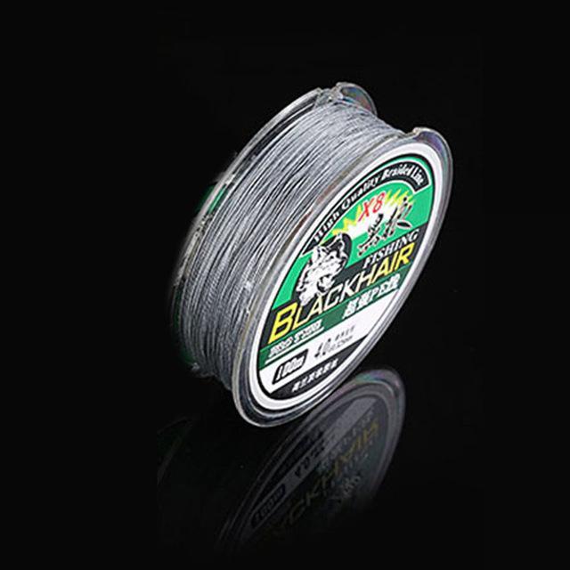 Super Strong 100M 8 Strands Weaves Pe Braided Fishing Line Rope Multifilament-Mr. Fish Store-Grey-0.8-Bargain Bait Box