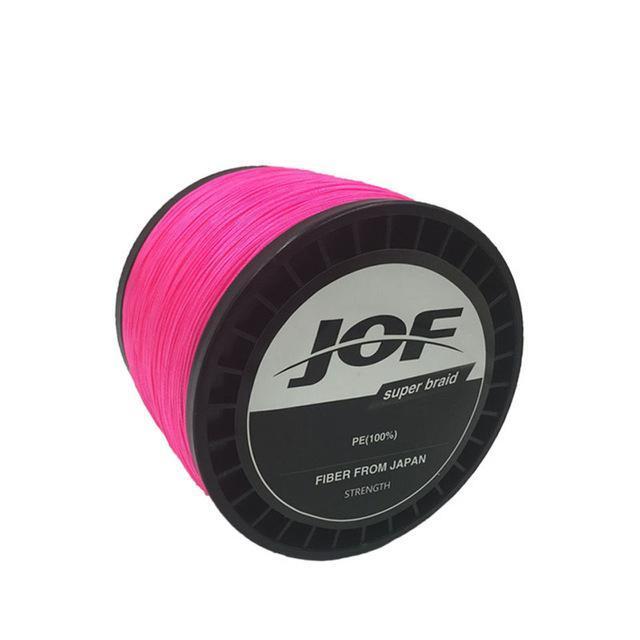 Super Strong 8 Strands 1000M Pe Braided Fishing Line Japan Multifilament Fish-Braided Lines-KoKossi Outdoor Sporting Store-Pink-0.6-Bargain Bait Box