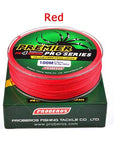 Super Strong Fishing Line 100% Pe Braided Fishing Line 6-100Lb 0.4-10.0-DONQL Store-Red-0.4-Bargain Bait Box