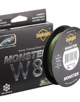 Super Strong150 M Multifilament Line Fishing Line Pe Braid 8 Strands Super-Sequoia Outdoor (China) Co., Ltd-Army Green-1.0-Bargain Bait Box