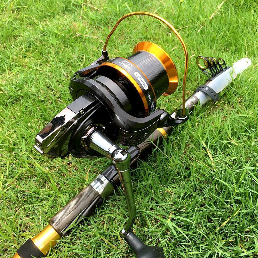 Superior Full Metal 12+1Bb 9000 Series Surf Spinning Fisihng Reels Big Long Shot-Spinning Reels-HD Outdoor Equipment Store-Bargain Bait Box