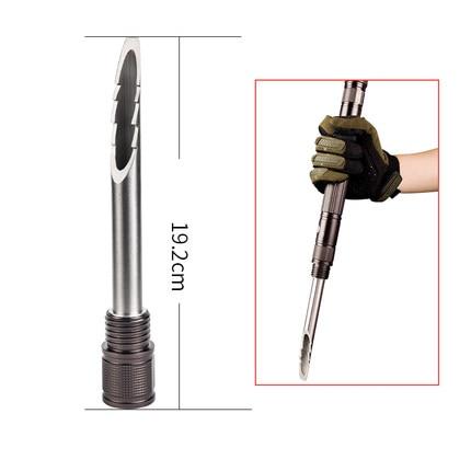 Survival Self Defense Stick Diy Outdoor Camping Tool Multi-Functional Home-Compass-RENGU Store-Ice AX-Bargain Bait Box