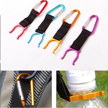 Survival Traveling Tools 1Pc Camping Carabiner Water Bottle Buckle Hook Holder-LoveOutdoor Store-Gold-Bargain Bait Box