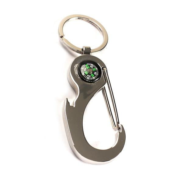 Survival Wheel Ruder Keychain Outdoor Camping Hiking Key Ring Compass-B2C Shop 88 Store-Hanging buckle-Bargain Bait Box