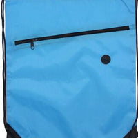 Swimming Drawstring Backpack School Beach Sport Sack Gym Tote Bag Swim Case-Yunhua Shen's store-Blue-Bargain Bait Box