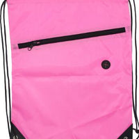Swimming Drawstring Backpack School Beach Sport Sack Gym Tote Bag Swim Case-Yunhua Shen's store-Pink-Bargain Bait Box