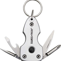 Swiss Tech 7 In 1 Edc Key Ring Pocket Multi-Tools Survival Outdoor Opener-NanYou Outdoor Camping Supplies Store-Bargain Bait Box