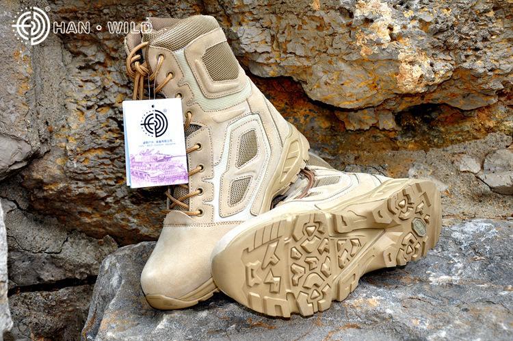Tactical Boots Lightweight Outdoor Shoes Military Waterproof Breathable Wearable-Battlefield Vanguards Outdoor Store-tan-6-Bargain Bait Box