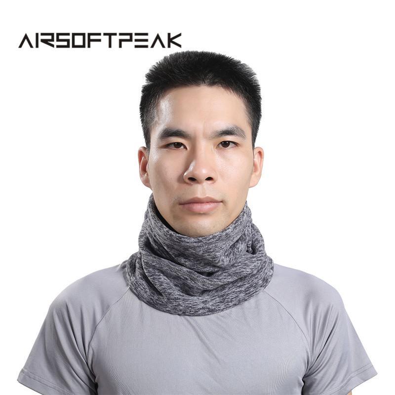 Tactical Fleece Thermal Face Mask Warmer Neck Cover Bicycle Motorcycle Hats-AirsoftPeak-Grey-Bargain Bait Box