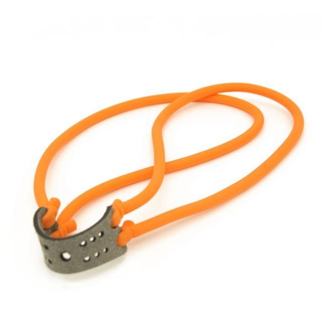 Tactical Hunting Shooting Slingshots Natural Latex Rubber Tube Band Outdoor-on the trip Store-orange-Bargain Bait Box