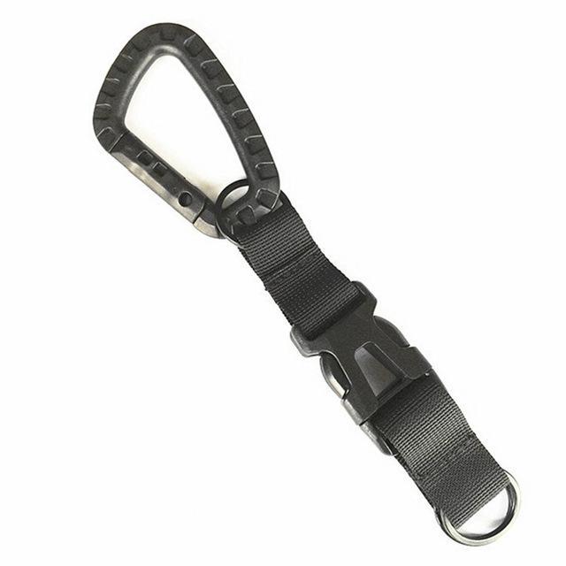 Tactical Keychain Strap Belt Clip Backpack Hooks Key Belt Keychain Holder-CSForce-Black-Bargain Bait Box