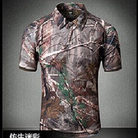 Tactical Military Breathable Shirt Short Sleeve Quick Dry Men Camo Camping-Shirts-Bargain Bait Box-01-S-Bargain Bait Box