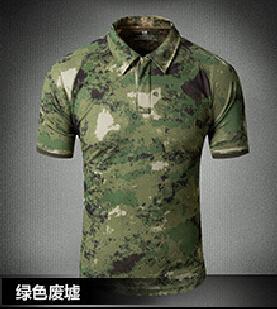 Tactical Military Breathable Shirt Short Sleeve Quick Dry Men Camo Camping-Shirts-Bargain Bait Box-03-S-Bargain Bait Box