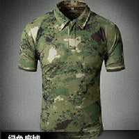 Tactical Military Breathable Shirt Short Sleeve Quick Dry Men Camo Camping-Shirts-Bargain Bait Box-03-S-Bargain Bait Box