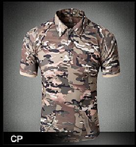 Tactical Military Breathable Shirt Short Sleeve Quick Dry Men Camo Camping-Shirts-Bargain Bait Box-11-S-Bargain Bait Box