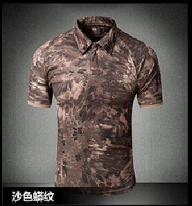Tactical Military Breathable Shirt Short Sleeve Quick Dry Men Camo Camping-Shirts-Bargain Bait Box-13-S-Bargain Bait Box