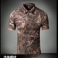 Tactical Military Breathable Shirt Short Sleeve Quick Dry Men Camo Camping-Shirts-Bargain Bait Box-13-S-Bargain Bait Box