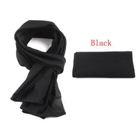 Tactical Military Camouflage Scarf Multifunctional Army Mesh Breathable Scarf-Sunshine Outdoor Ltd.-BK-Bargain Bait Box