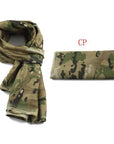 Tactical Military Camouflage Scarf Multifunctional Army Mesh Breathable Scarf-Sunshine Outdoor Ltd.-CP-Bargain Bait Box