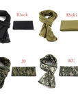 Tactical Military Camouflage Scarf Multifunctional Army Mesh Breathable Scarf-Sunshine Outdoor Ltd.-WL-Bargain Bait Box