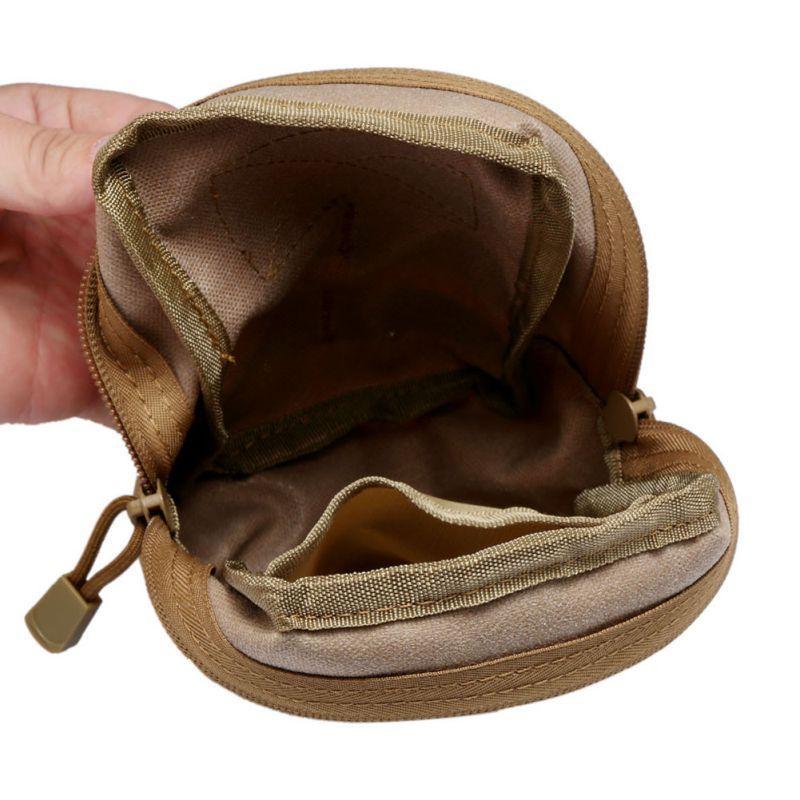 Tactical Molle Bag 600D Nylon Pouch Portable Outdoor Mobile Phone Wallet-Fun Sunday Shop-Khaki-Bargain Bait Box