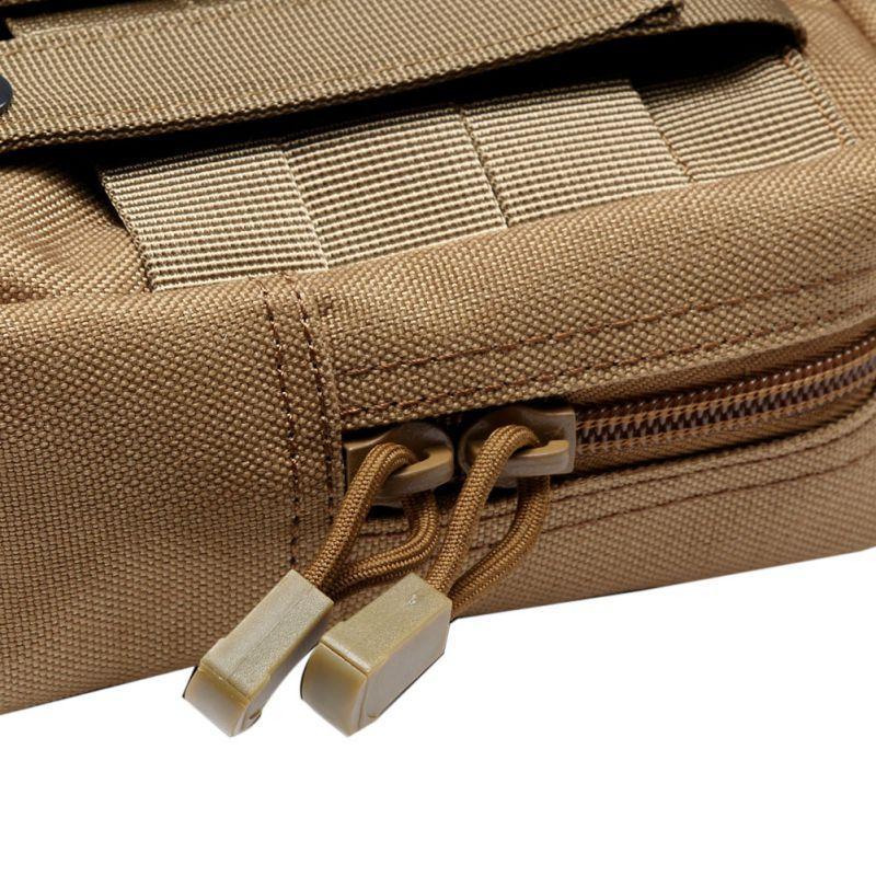 Tactical Molle Bag 600D Nylon Pouch Portable Outdoor Mobile Phone Wallet-Fun Sunday Shop-Khaki-Bargain Bait Box