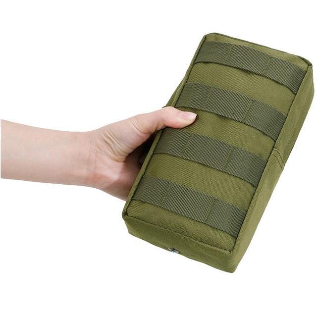 Tactical Molle Utility Waist Bag Pouches For Hiking Camping 600D Nylon-AirssonOfficial Store-Green-Bargain Bait Box