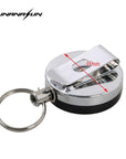 Tactical Retractable Key Chain Edc Outdoor Camping Steel Rope Burglar Keychain-Funanasun Store-Bargain Bait Box