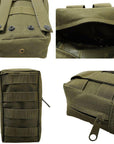 Tactical Vest Pouch Accessory Tool Waist Bag Nylon Molle Utility Fanny Pack-Smiling of Fei Store-YZ0061ACU-Bargain Bait Box