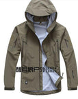 Tad Military Tactical Jacket Waterproof For Men Raptor Hard Sharkskin Jackets-Wenzhou SX Outdoor Products Co., LTD-OD-S-Bargain Bait Box