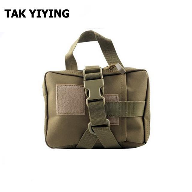Tak Yiying Hunting Emergent Pouch First Aid Kit Combat Molle Medical Bag Quick-Emergency Tools &amp; Kits-Bargain Bait Box-TAN-Bargain Bait Box