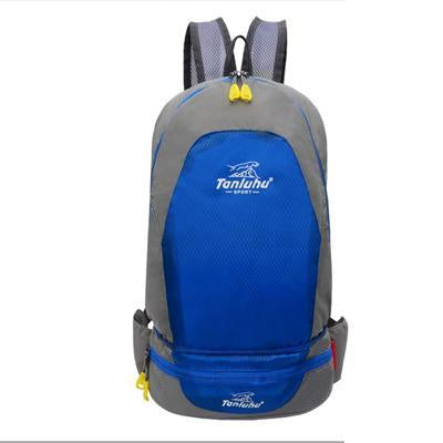 Tanluhu 637 Nylon Sports Bag Folding Backpack Outdoor Climbing Hiking Running-PINGER Store-Blue-Bargain Bait Box
