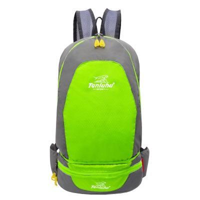 Tanluhu 637 Nylon Sports Bag Folding Backpack Outdoor Climbing Hiking Running-PINGER Store-Green-Bargain Bait Box