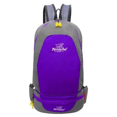 Tanluhu 637 Nylon Sports Bag Folding Backpack Outdoor Climbing Hiking Running-PINGER Store-Purple-Bargain Bait Box