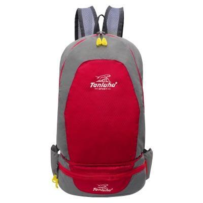Tanluhu 637 Nylon Sports Bag Folding Backpack Outdoor Climbing Hiking Running-PINGER Store-Red-Bargain Bait Box