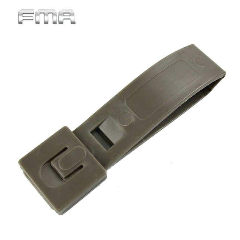 Tb-Fma 3Pcs/Lot Tactical Molle System 3 Inch Long Clips Strap Webbing Connecting-AirsoftPeak-Black-Bargain Bait Box