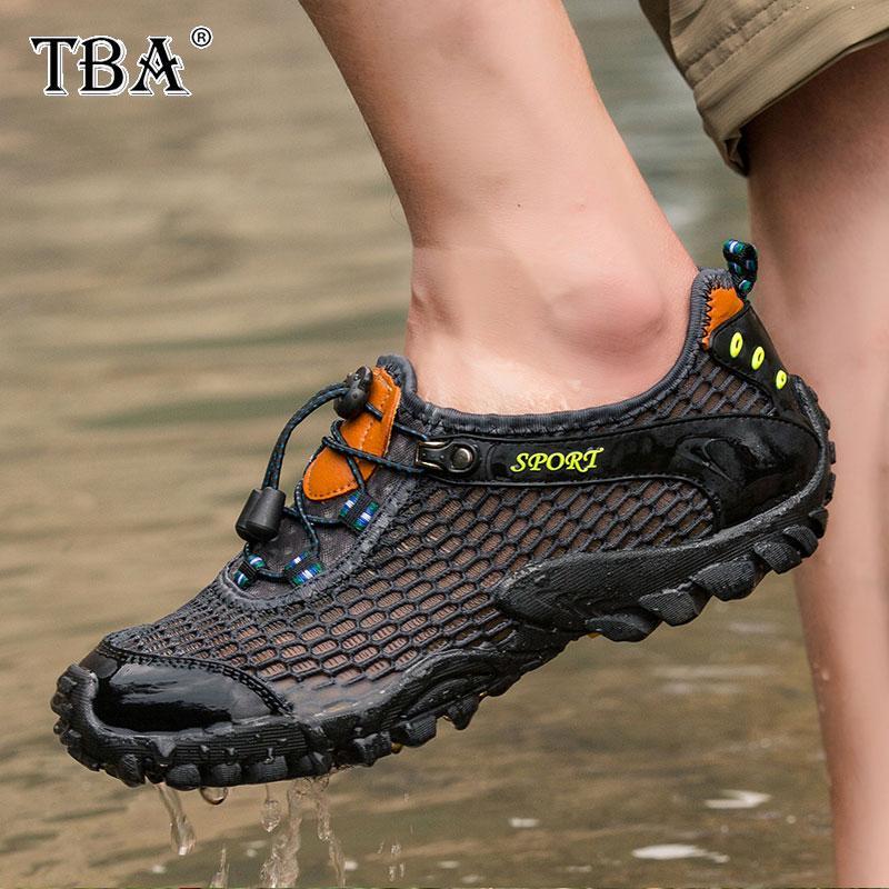 Tba Hiking Shoes Men Beach Mesh Breathable Trainer Water Sport Boat Wading-Shop3223005 Store-lanse-7-Bargain Bait Box