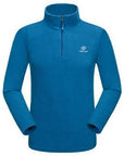 Tectop Brand Winter Polar Fleece Hiking Jackets Men Women Warm Windproof Coat-LoClimb Store-men lake blue-Asian Size S-Bargain Bait Box