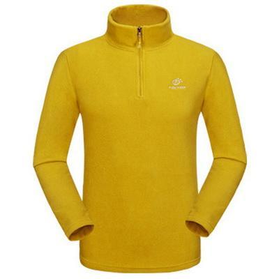 Tectop Brand Winter Polar Fleece Hiking Jackets Men Women Warm Windproof Coat-LoClimb Store-men yellow-Asian Size S-Bargain Bait Box