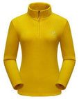 Tectop Brand Winter Polar Fleece Hiking Jackets Men Women Warm Windproof Coat-LoClimb Store-women yellow-Asian Size S-Bargain Bait Box