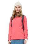 Tectop Men Women Winter Fleece Jacket Outdoor Sports Coats Hiking Camping Skiing-HappyRun Store-women orange-S-Bargain Bait Box