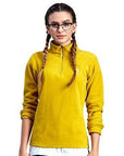 Tectop Men Women Winter Fleece Jacket Outdoor Sports Coats Hiking Camping Skiing-HappyRun Store-women yellow-S-Bargain Bait Box