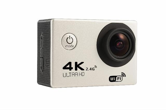 Tekcam F60R 4K Wifi Remote Action Camera 1080P Hd 16Mp Go Pro Style Helmet Cam-Action Cameras-SportsAction Cam&Accessory-silver-standard-Bargain Bait Box