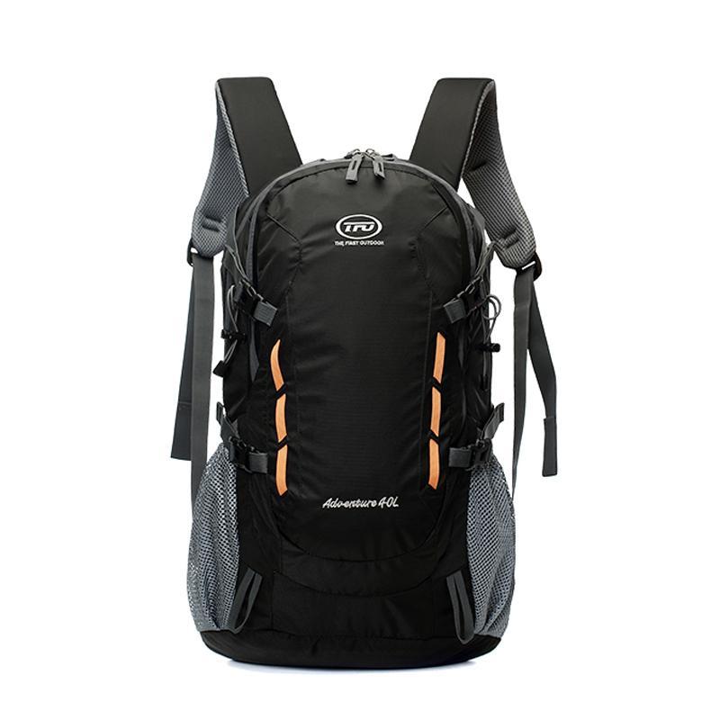Tfo 40L Waterproof Hiking Backpack Bags Outdoor Backpack Camping Mountain-TFO Official Store-Black Color-Bargain Bait Box