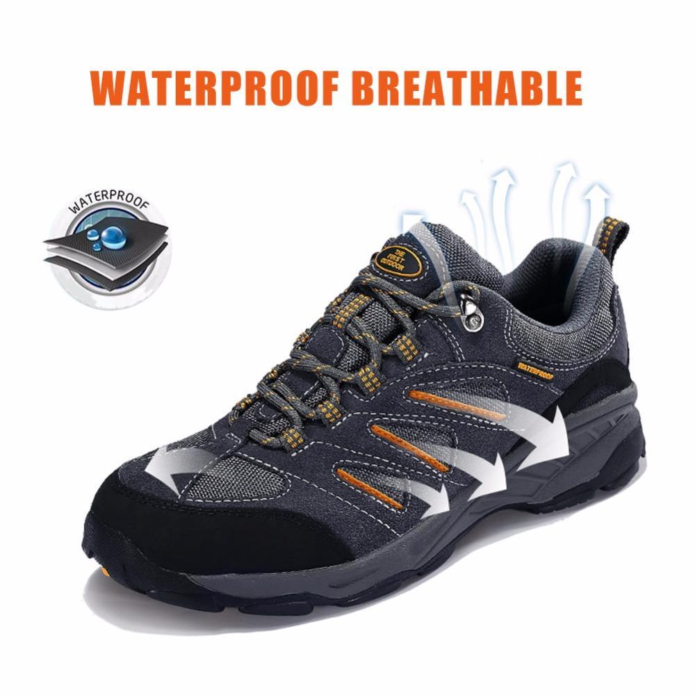 Tfo Hiking Shoes Men Women Breathable Sneakers Male Anti-Slippery Waterproof-TFO Official Store-men darkgray-5-Bargain Bait Box