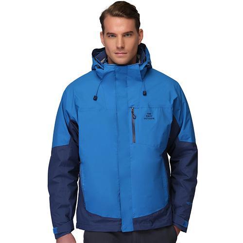 Tfo Men Hiking Jacket Down Jackets Waterproof Windbreaker Sport Coats Outdoor-TFO Official Store-Blue-M-Bargain Bait Box